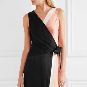 DVF Colorblock Wrap Dress